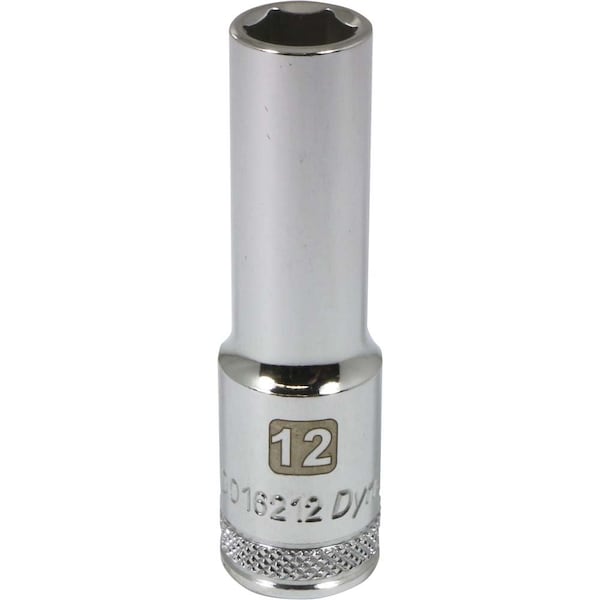 1/2" Drive, 12mm Metric Socket, 6 Points
